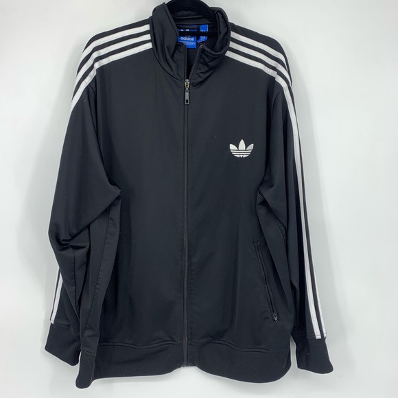 Vintage Adidas 3 Stripe Track Suit Jacket Mens Sz 2XL Full Zip Up Classical Vintage Adidas 3 Stripe Track Suit Jacket Mens Sz 2XL Full Zip Up Classical